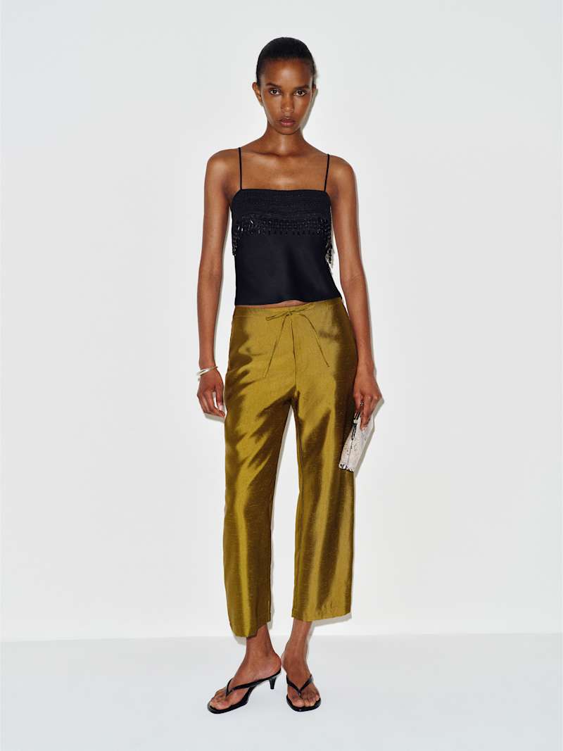 Slyvette Satin Top