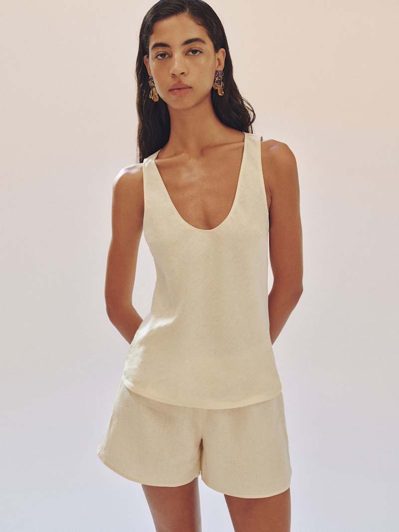Enzo Linen Two Piece