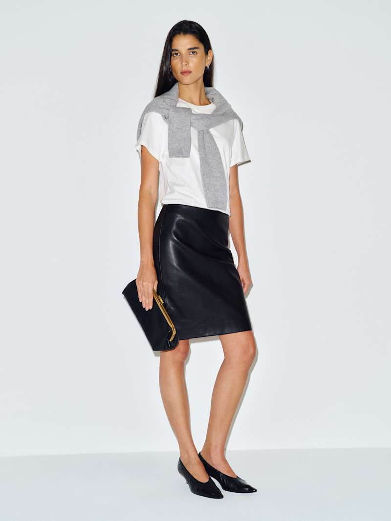 Veda Elle Leather Skirt