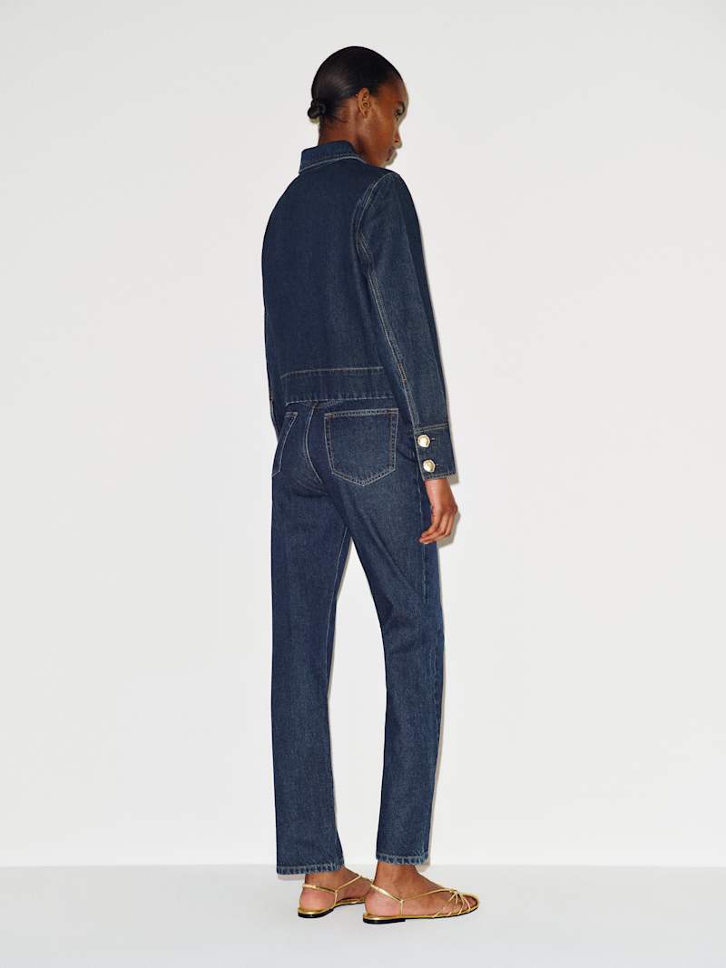 Mazy Cropped Denim Jacket