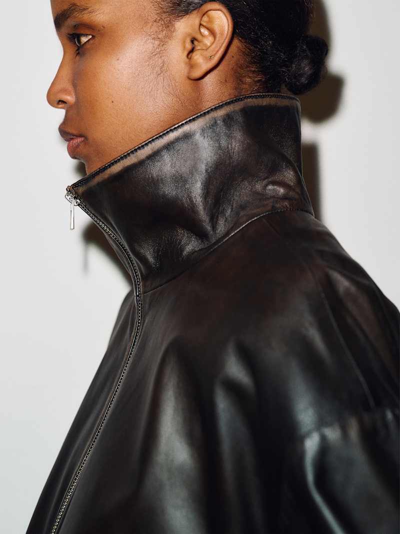 Veda Collins Leather Anorak