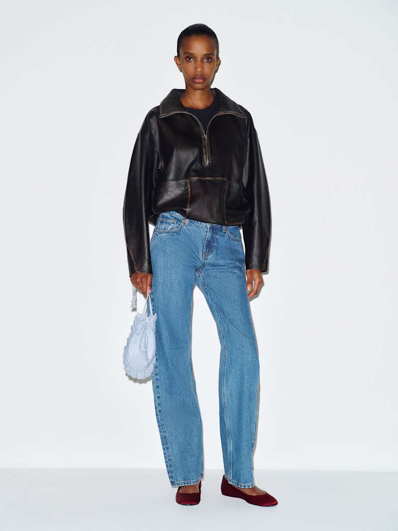 Veda Collins Leather Anorak