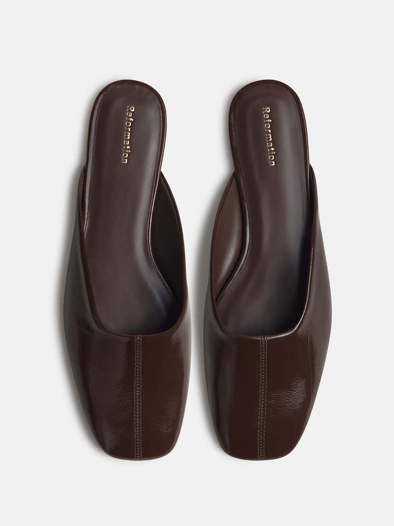 Inez Flat Mule from Reformation - $268