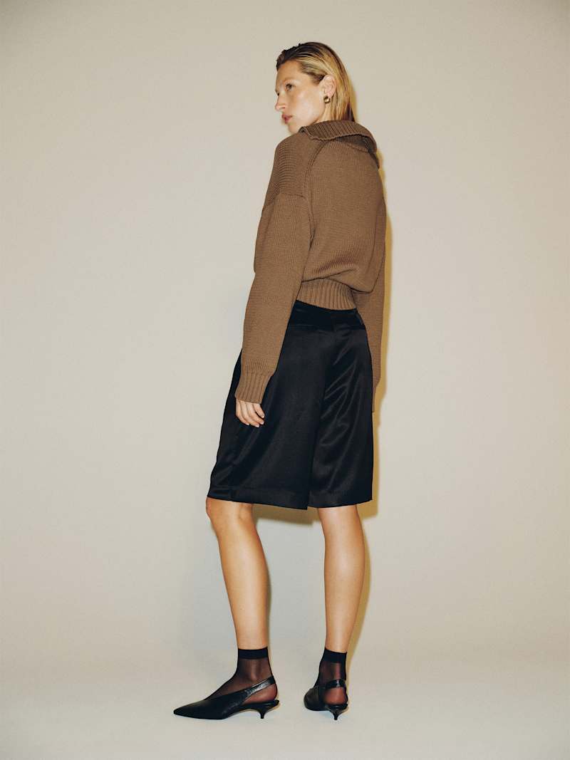 Barney Cotton Quarter-Zip Sweater