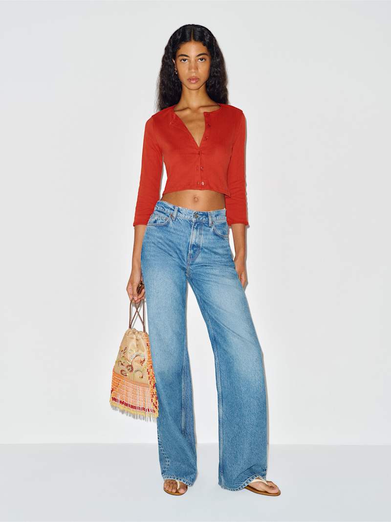 Gia Pointelle Knit Cardigan
