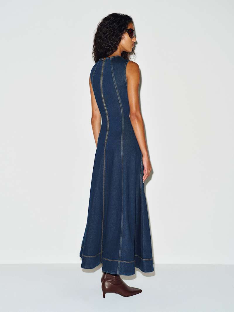 Cecilia Denim Midi Dress