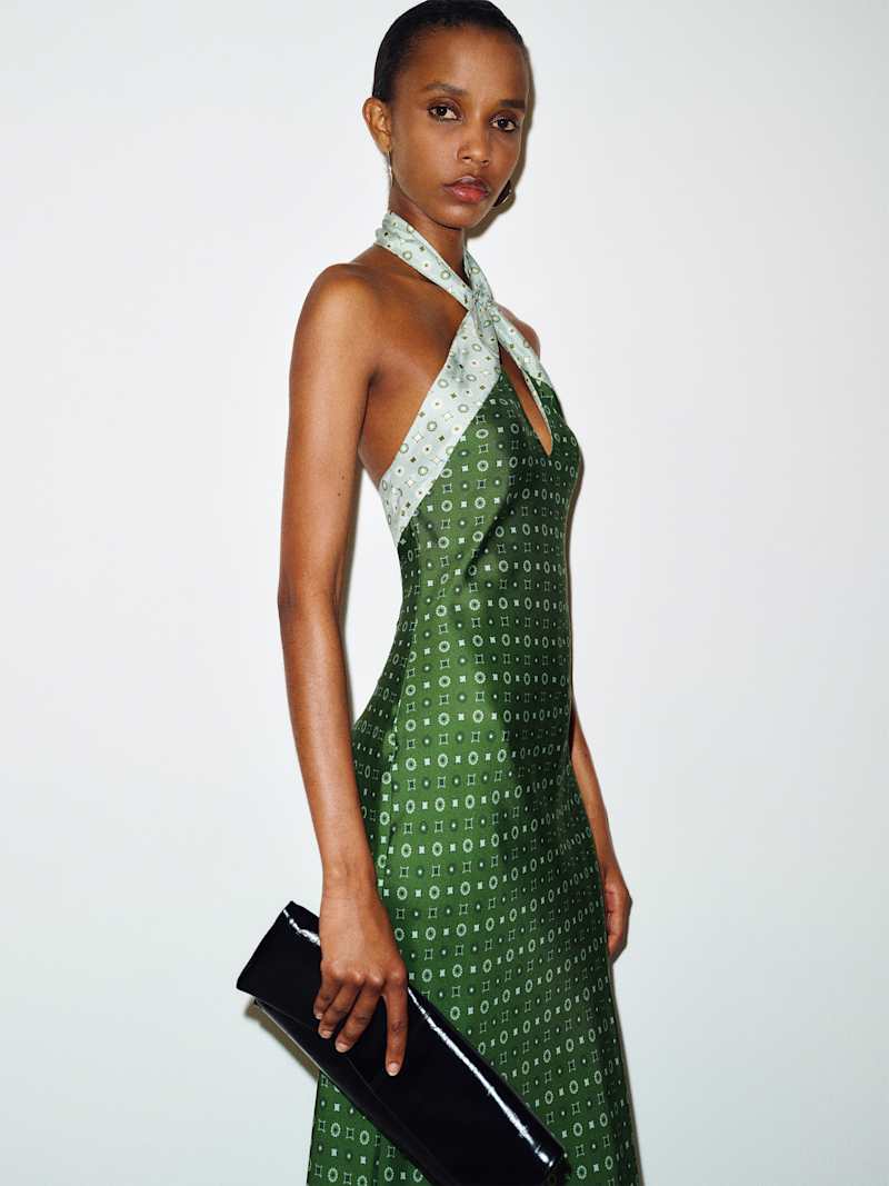 Meli Silk Twill Dress