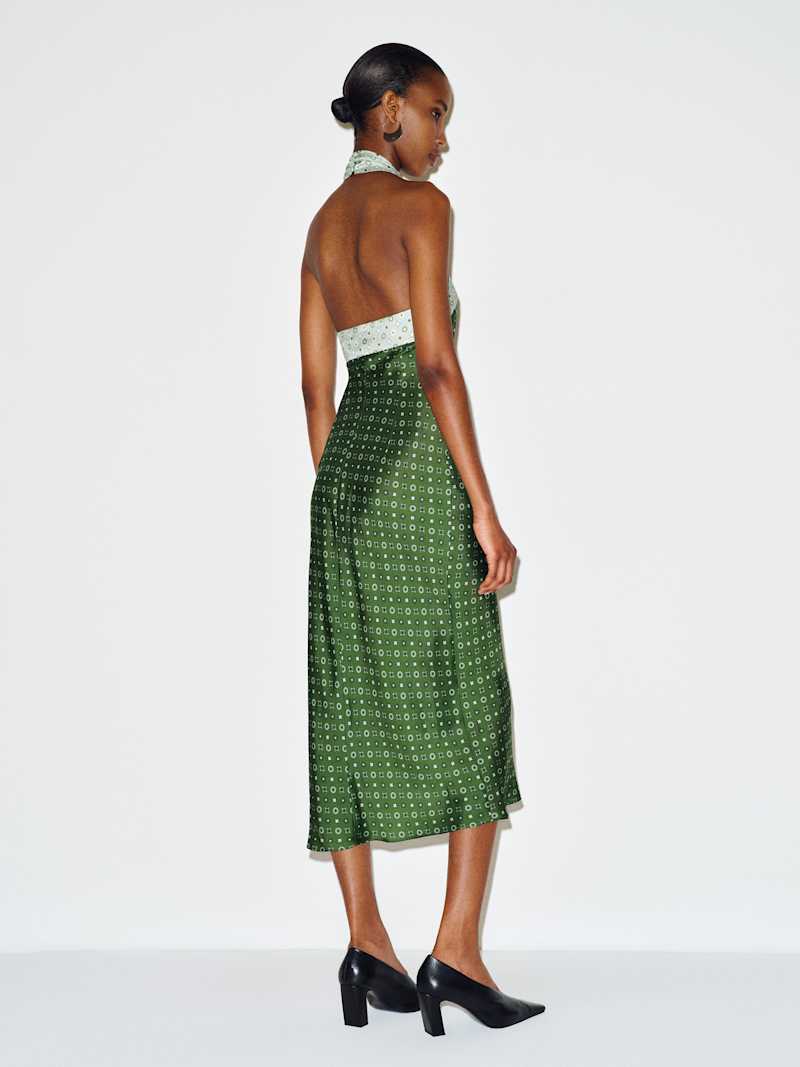 Meli Silk Twill Dress