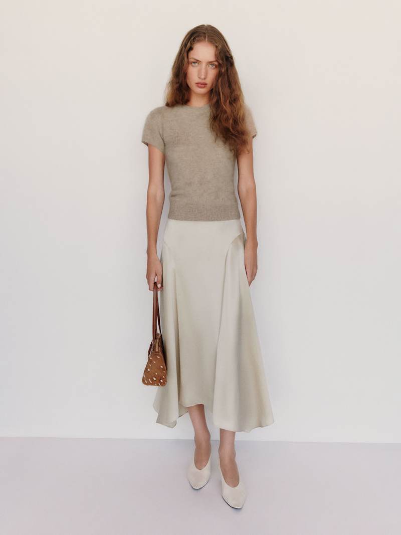 Darcy Brushed Cashmere Tee