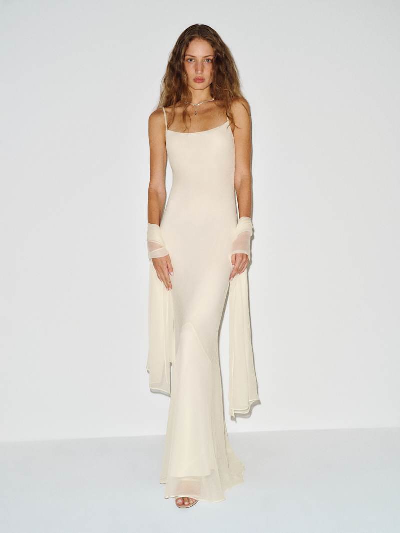 Reformation Rida Silk Chiffon Dress image 3