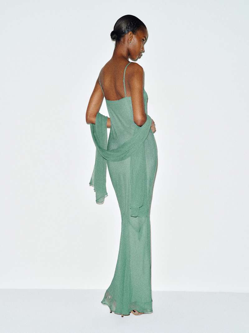 Rida Silk Chiffon Dress