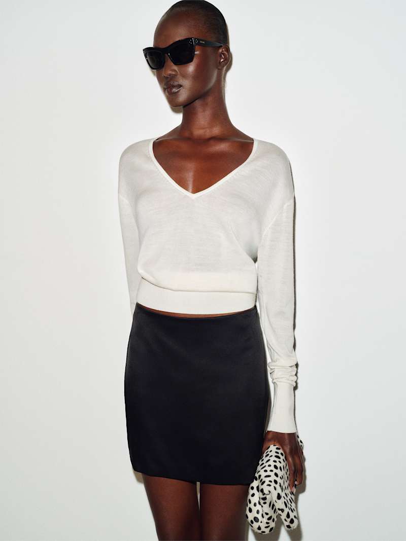 Alexa Satin Skirt