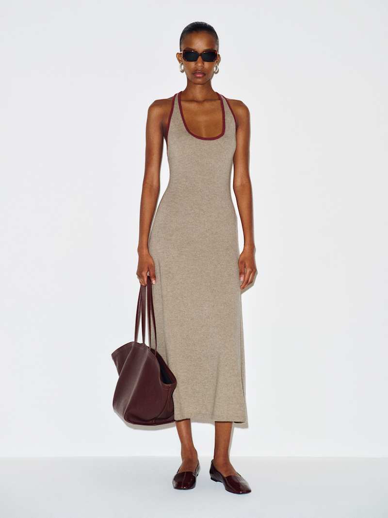 Reformation Mia Cashmere Halter Dress