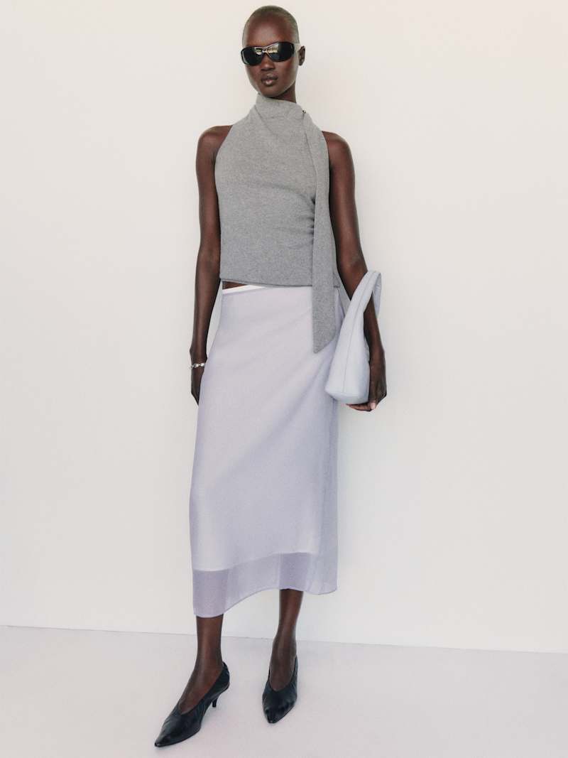 Sarah Cashmere Scarf Tank