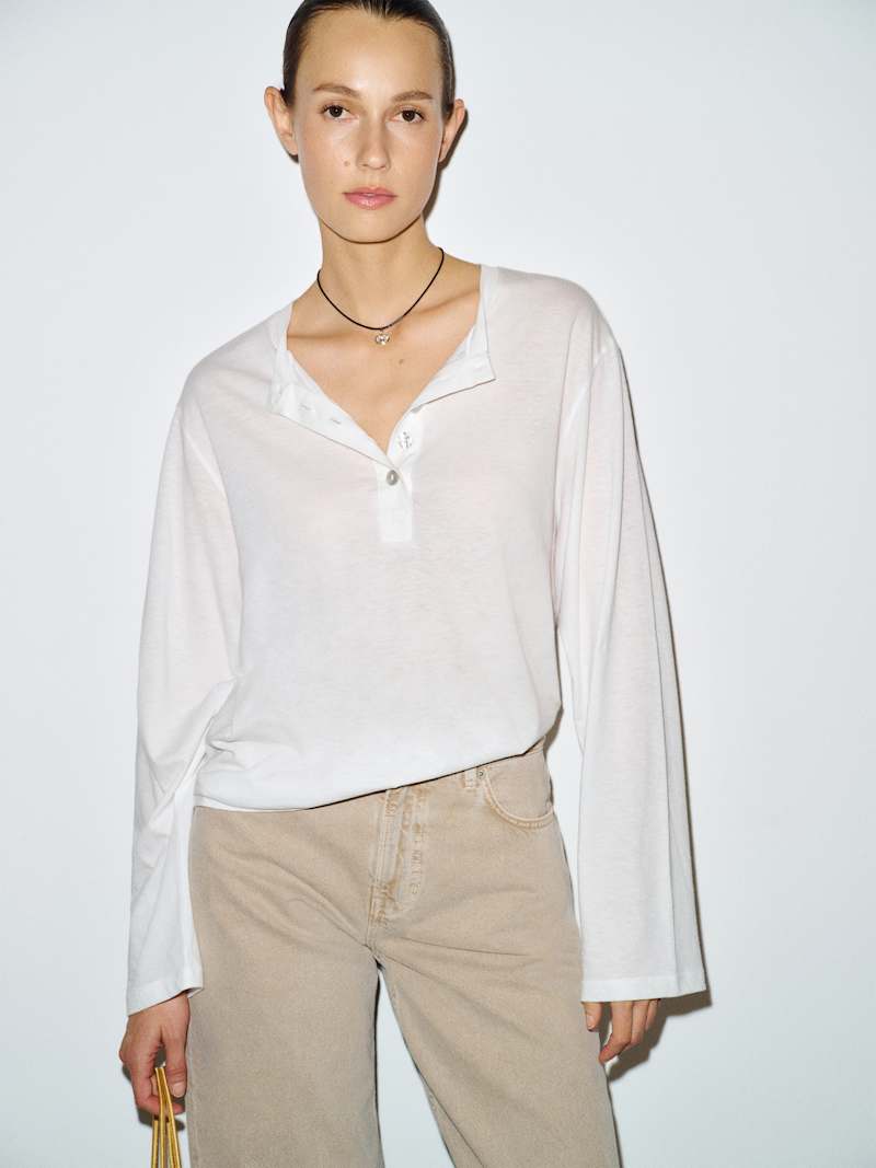 Marcus Oversized Henley Tee