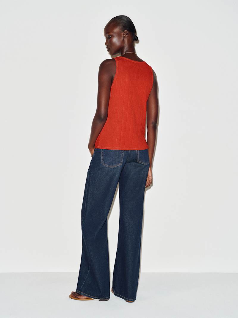 Eva Pointelle Knit Top