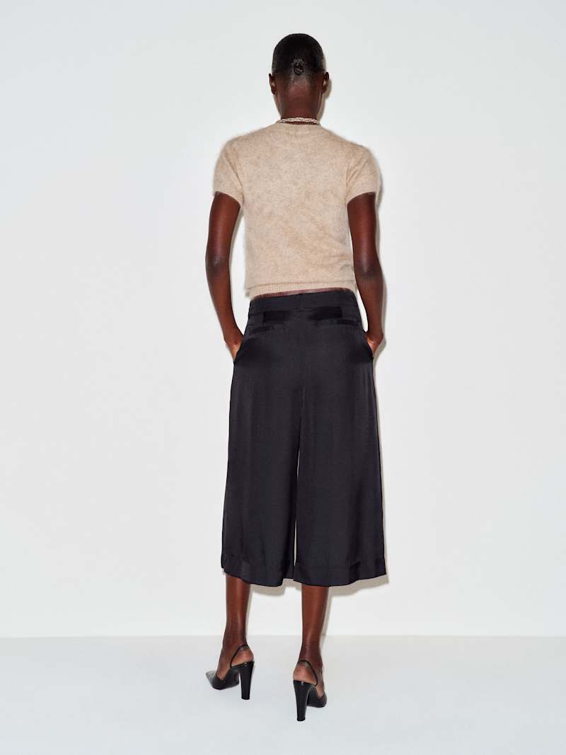 Robbie Silk Twill Culotte