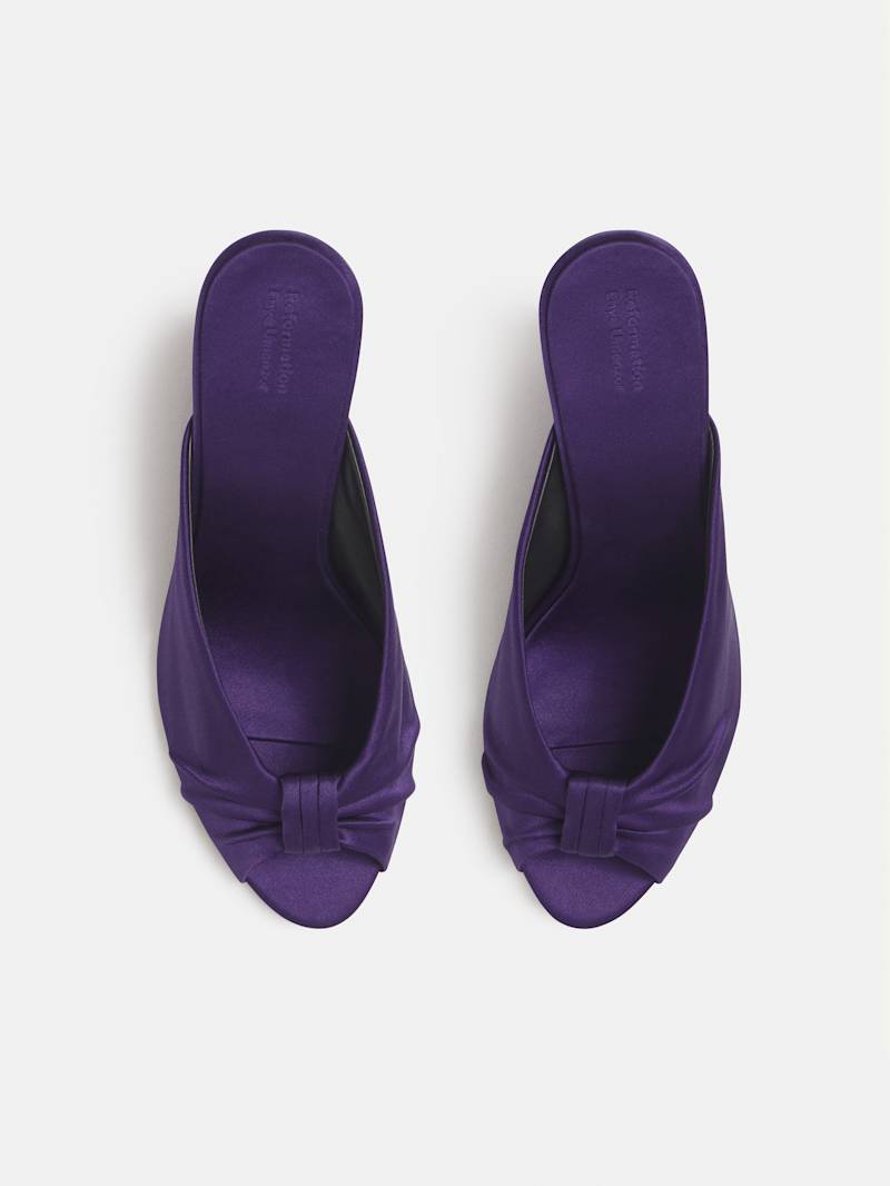 Enya Satin Wedge Sandal