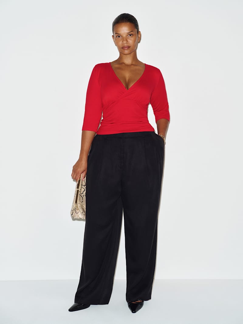 Reformation Frances Low Rise Relaxed Pant Es
