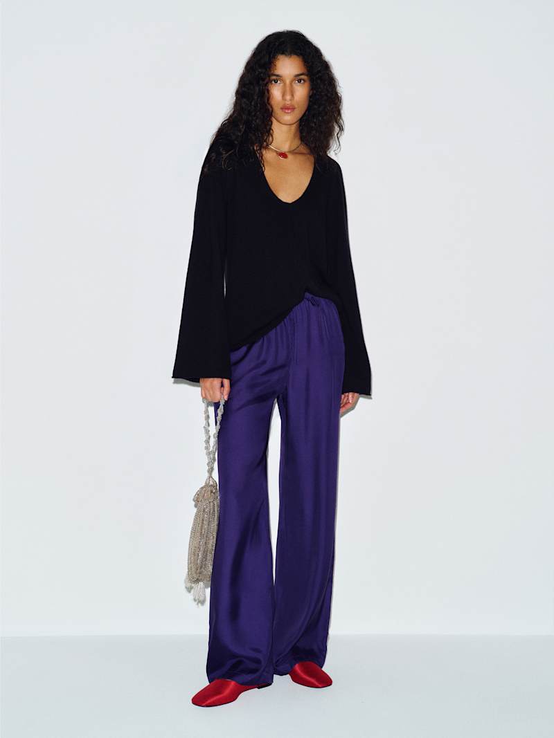 Reformation Eliza Scoop Neck Cashmere Sweater