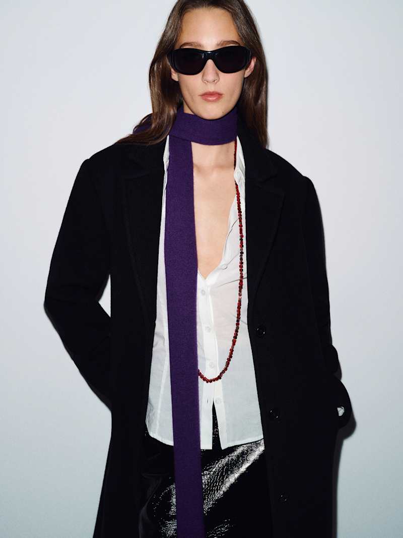 Reformation Alice Cashmere Skinny Scarf