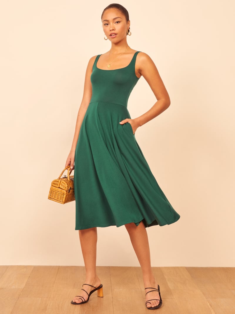 Rou Knit Dress Sleeveless Midi Reformation