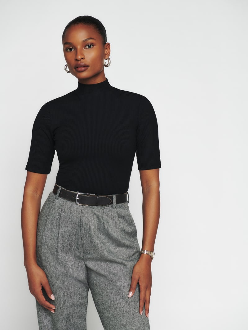 Tara Drawstring Top Dark Brown