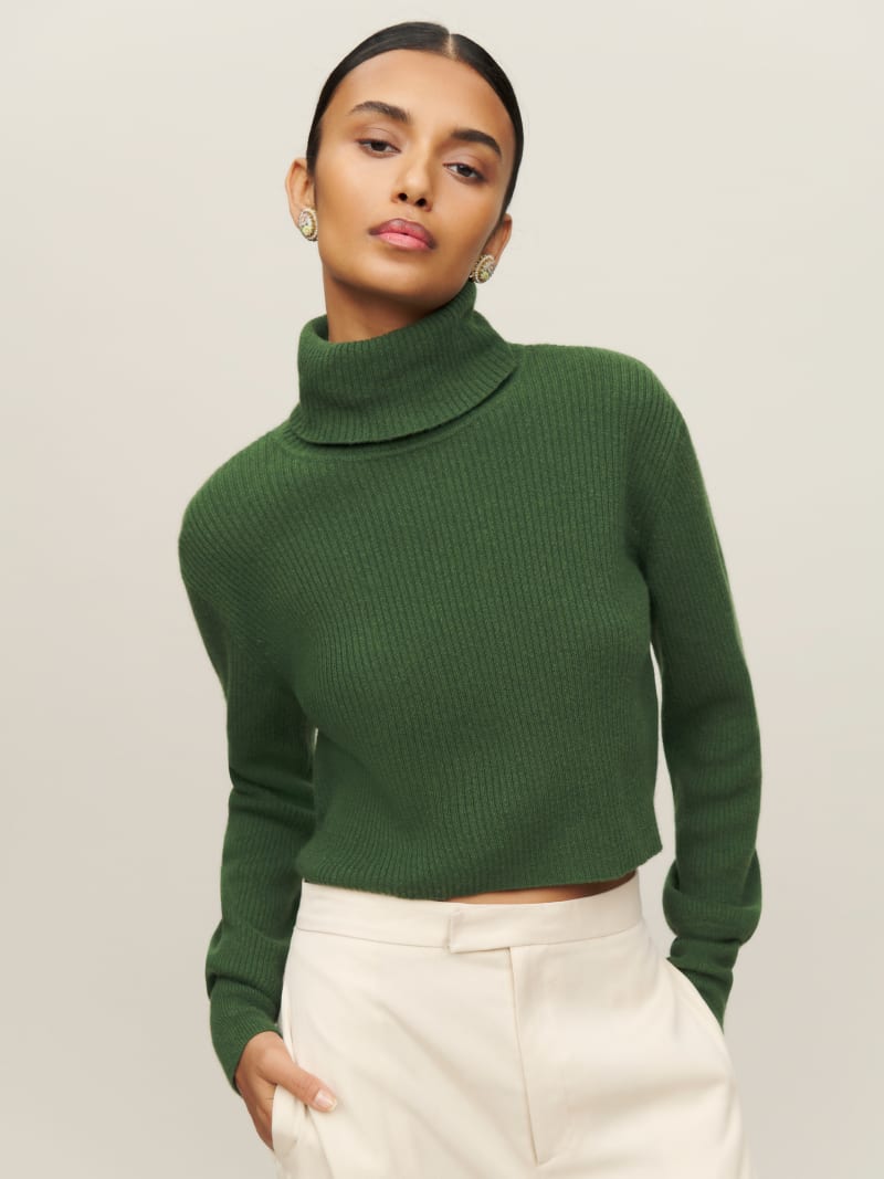 Luisa Cropped Cashmere Sweater - Sustainable Sweaters | Reformation