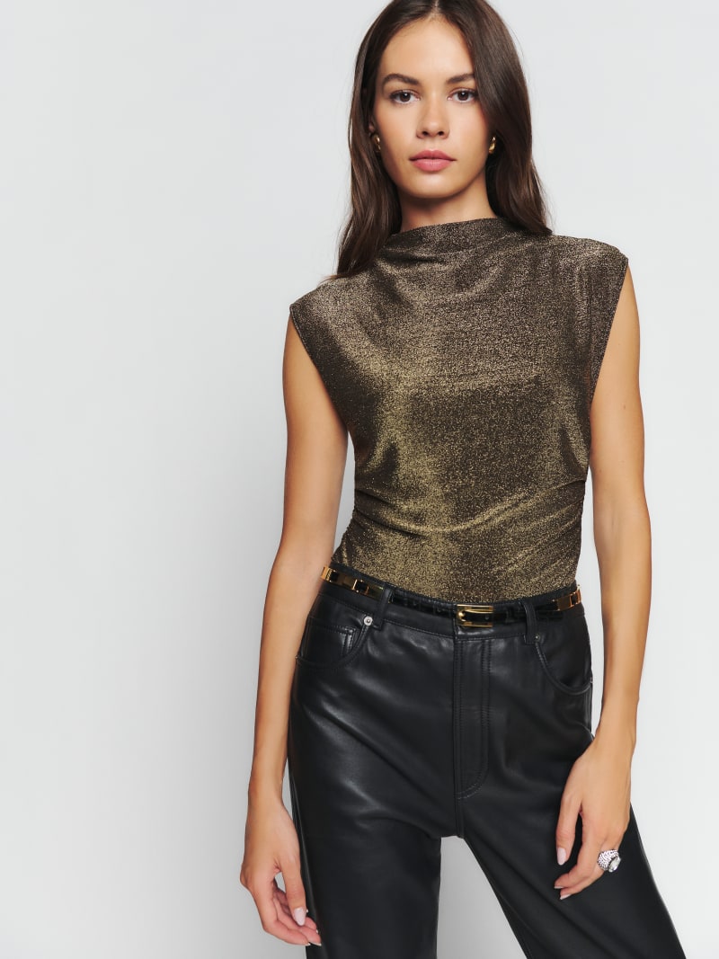 Lindy Knit Top Sleeveless Reformation