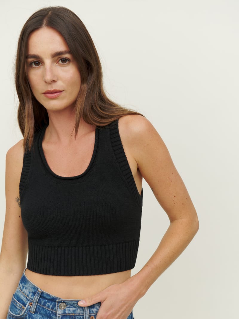 Norma Cotton Sweater Tank - Sustainable Sweaters | Reformation