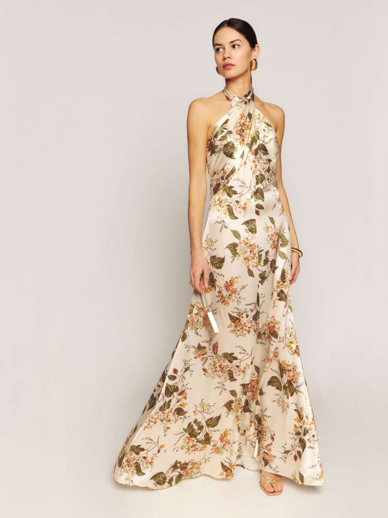 Veria Silk Dress - Sleeveless Bridal | Reformation