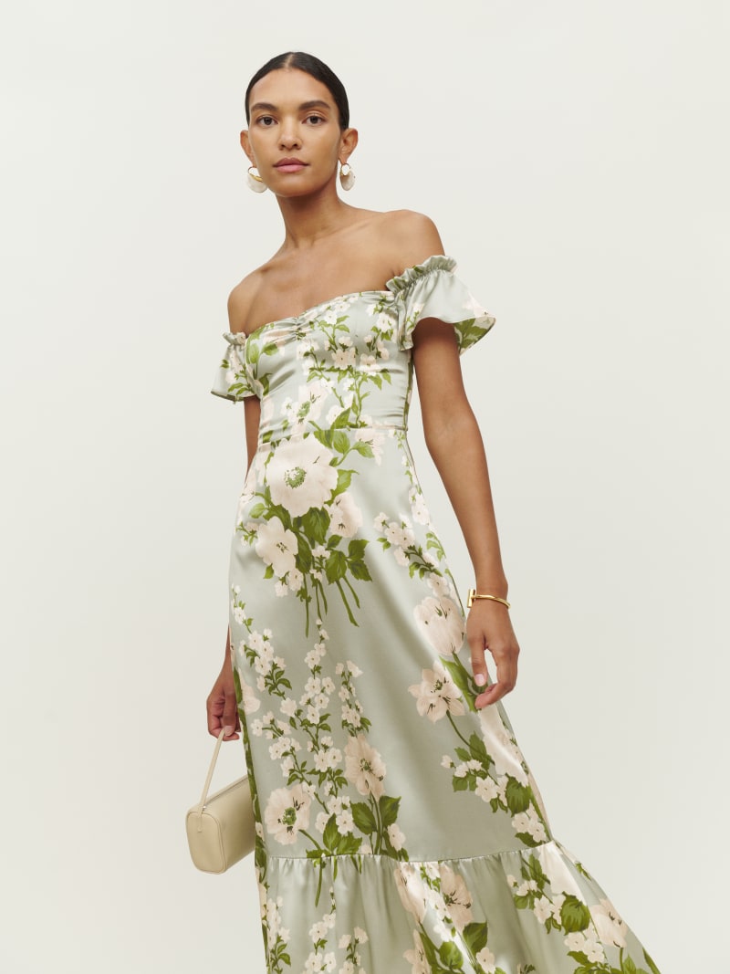 Sianna Silk Dress - Sleeveless Bridal | Reformation