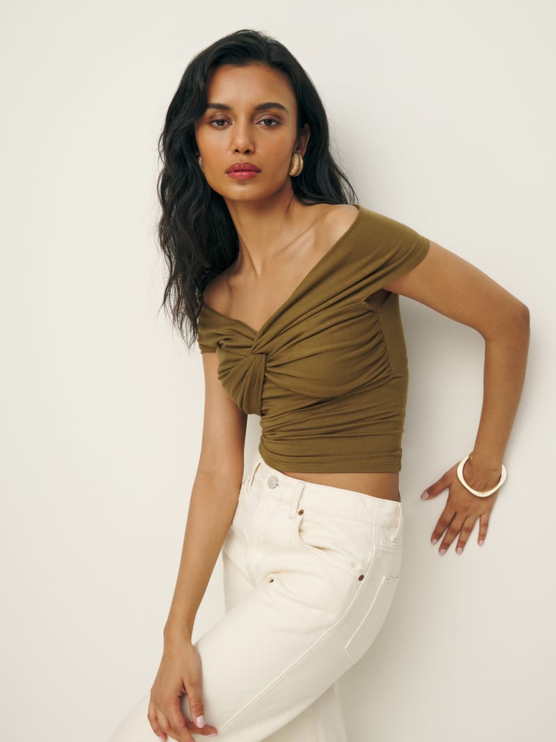 Ezlynn Knit Top Sleeveless Reformation