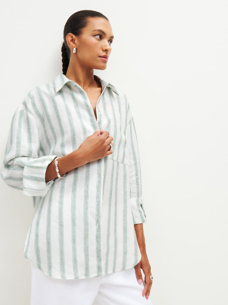 Will Oversized Linen Shirt - Long Sleeve | Reformation
