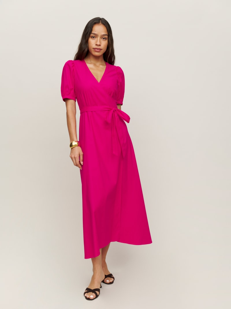 Kaelie Dress - Short Sleeve Midi | Reformation