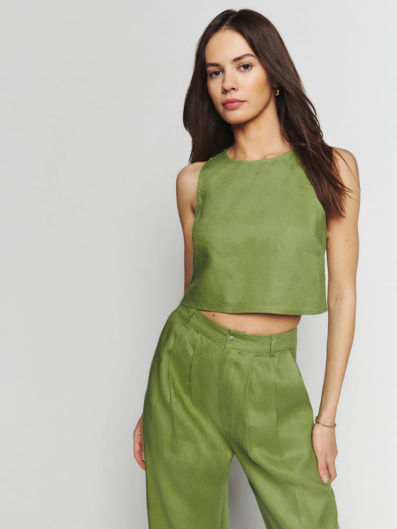 Jaida Top-Linen main image 0