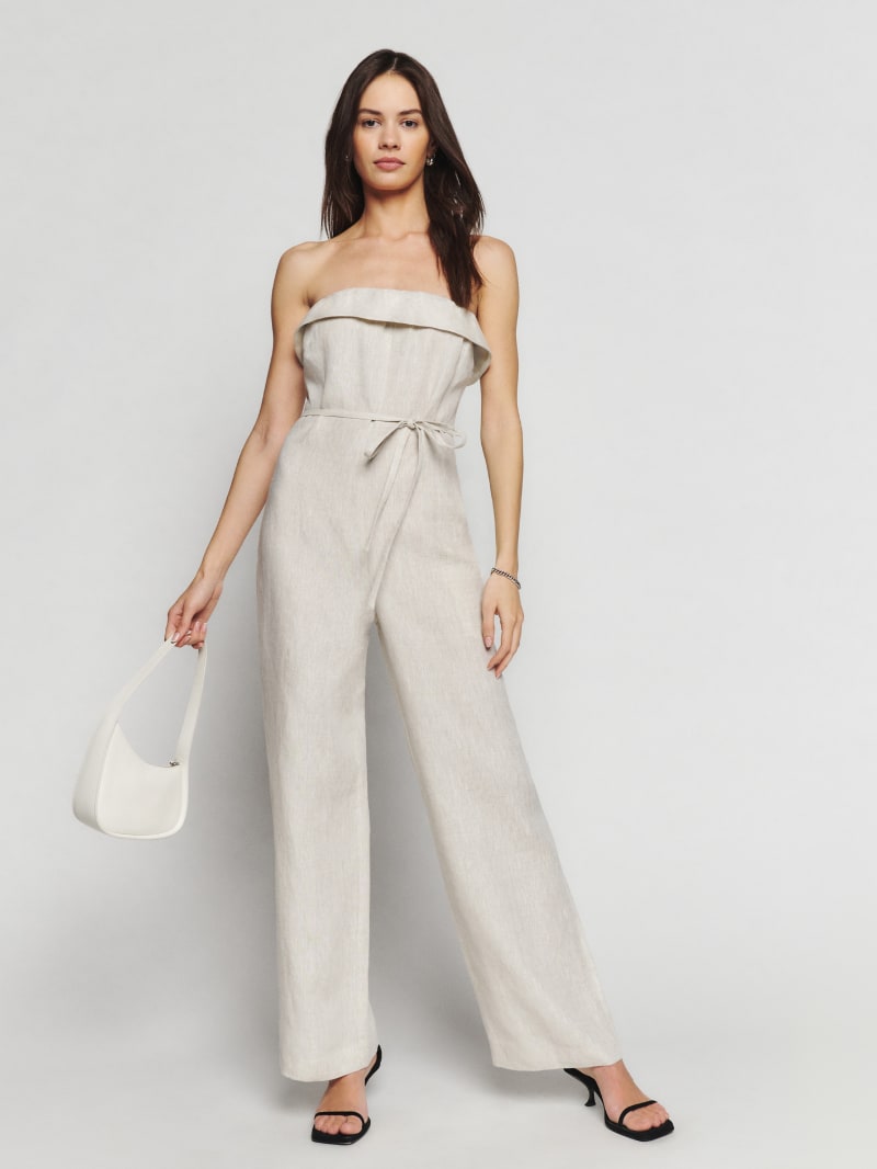 Tess Convertible Linen Jumpsuit