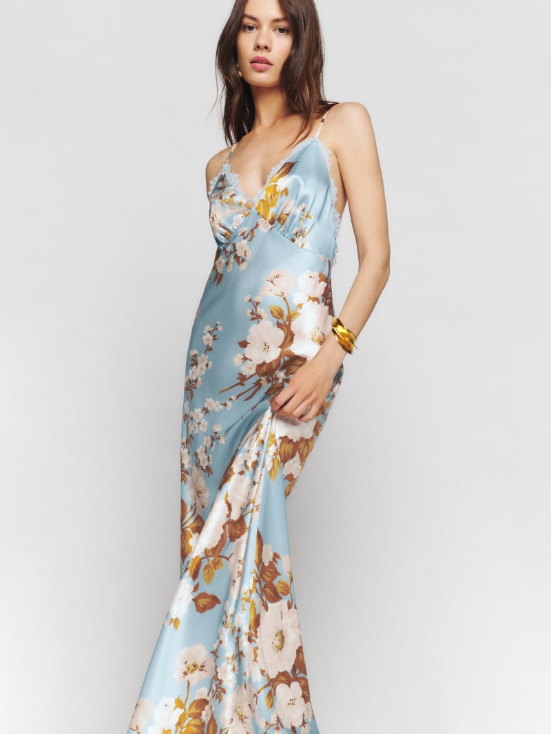 Maysen Silk Dress - Sleeveless Bridal | Reformation