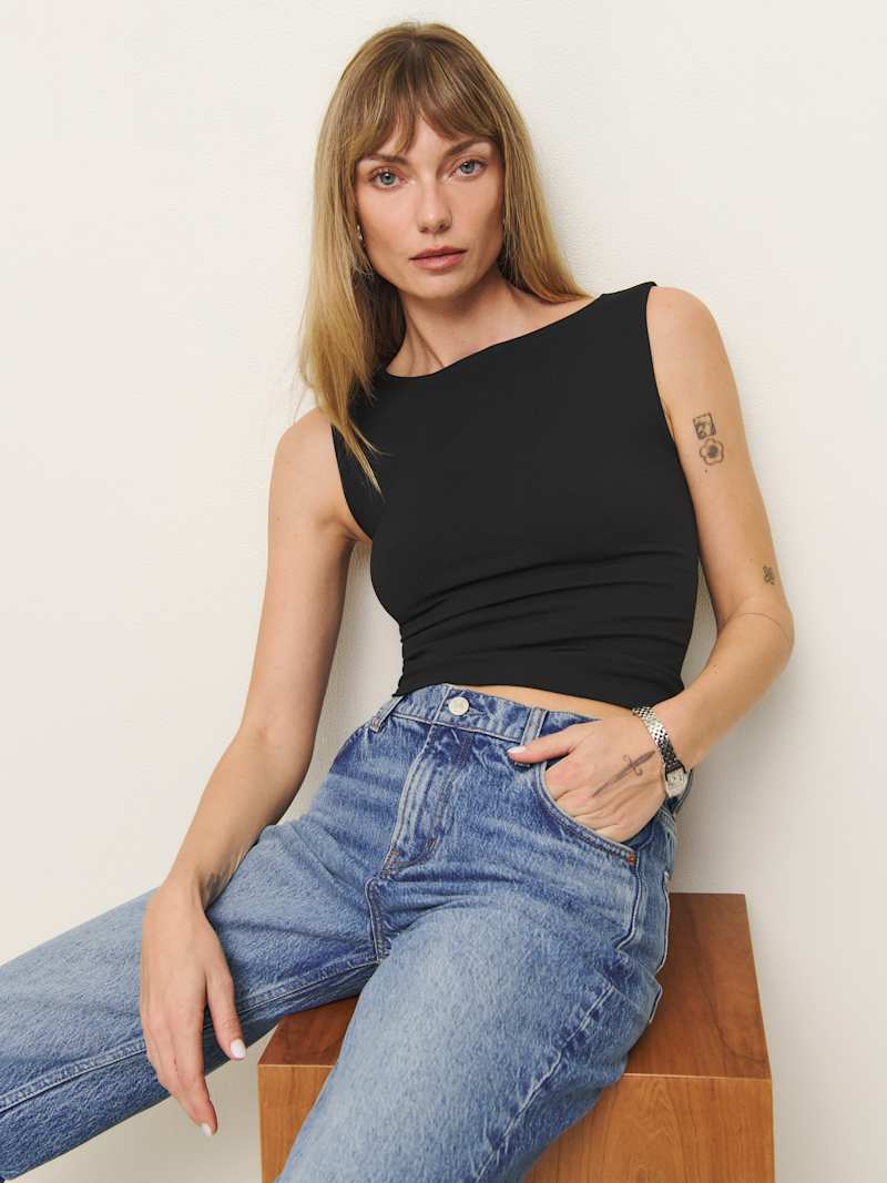 Dust Knit Mohair Top