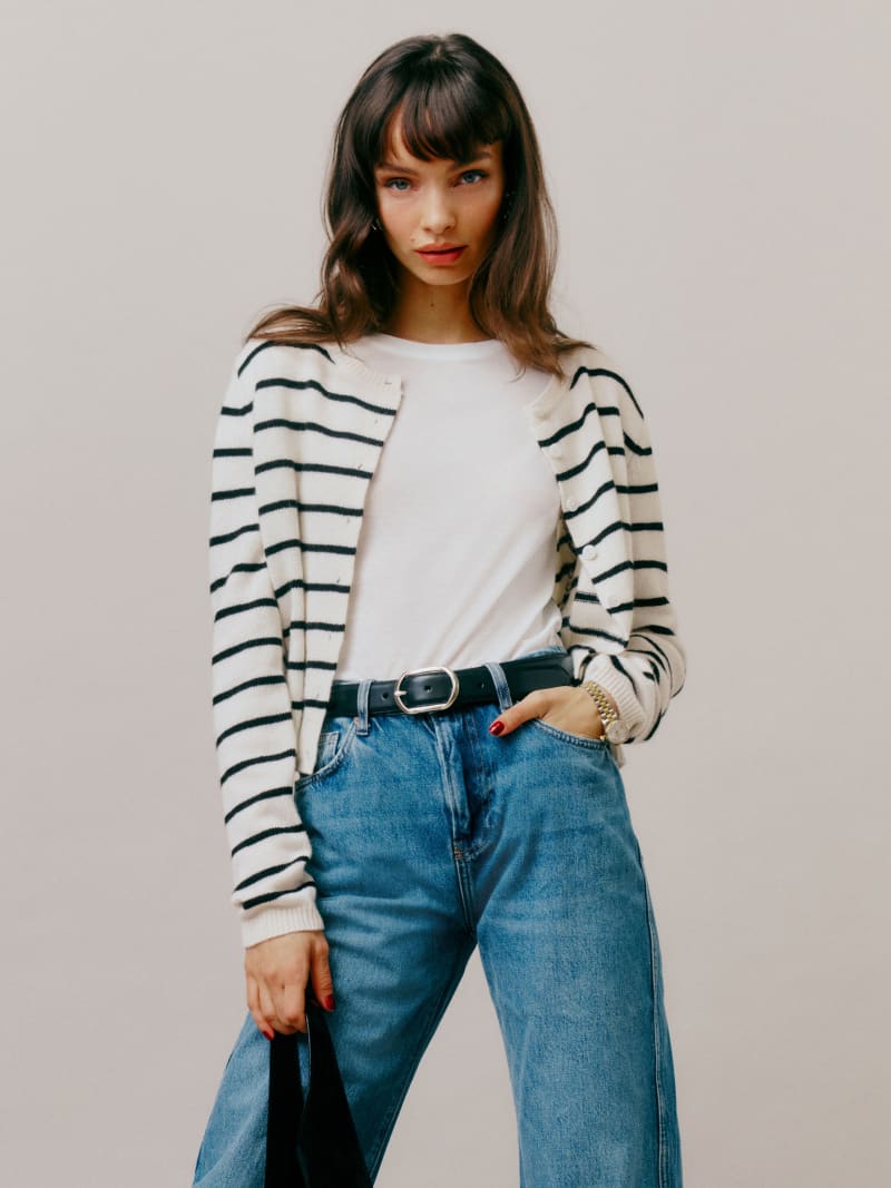 Claire | Retro-Style Cashmere Cardigan main image 1