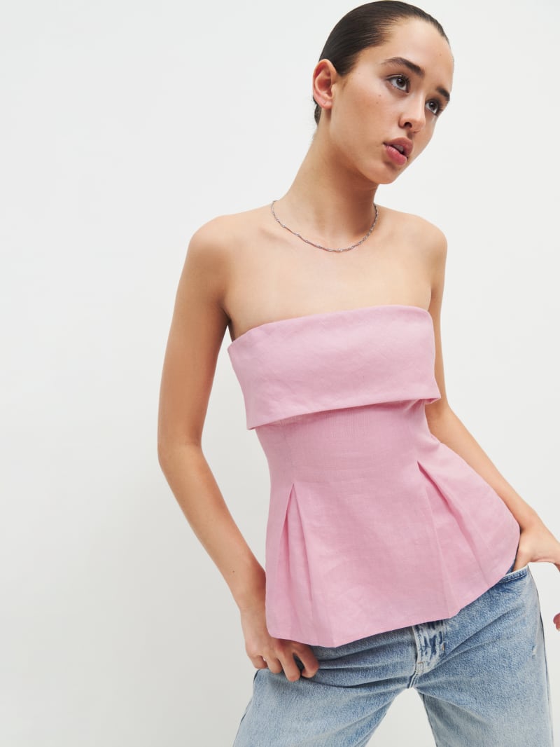 Jaida Top-Linen main image 1