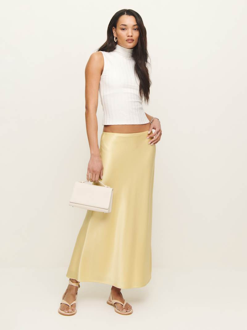 LAYLA RUCHED ROPE SKIRT main image 1