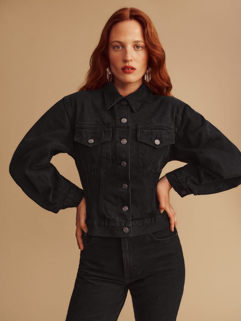 The Dark Denim Jacket / Olive Stirrup main image 0