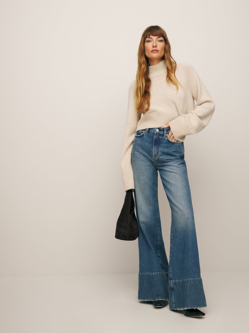 Penney High Rise Relaxed Flare Jeans - Sustainable Denim | Reformation