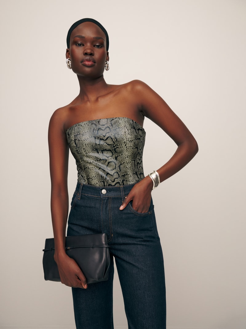 Veda Heavy Sateen Bedaz Top Black