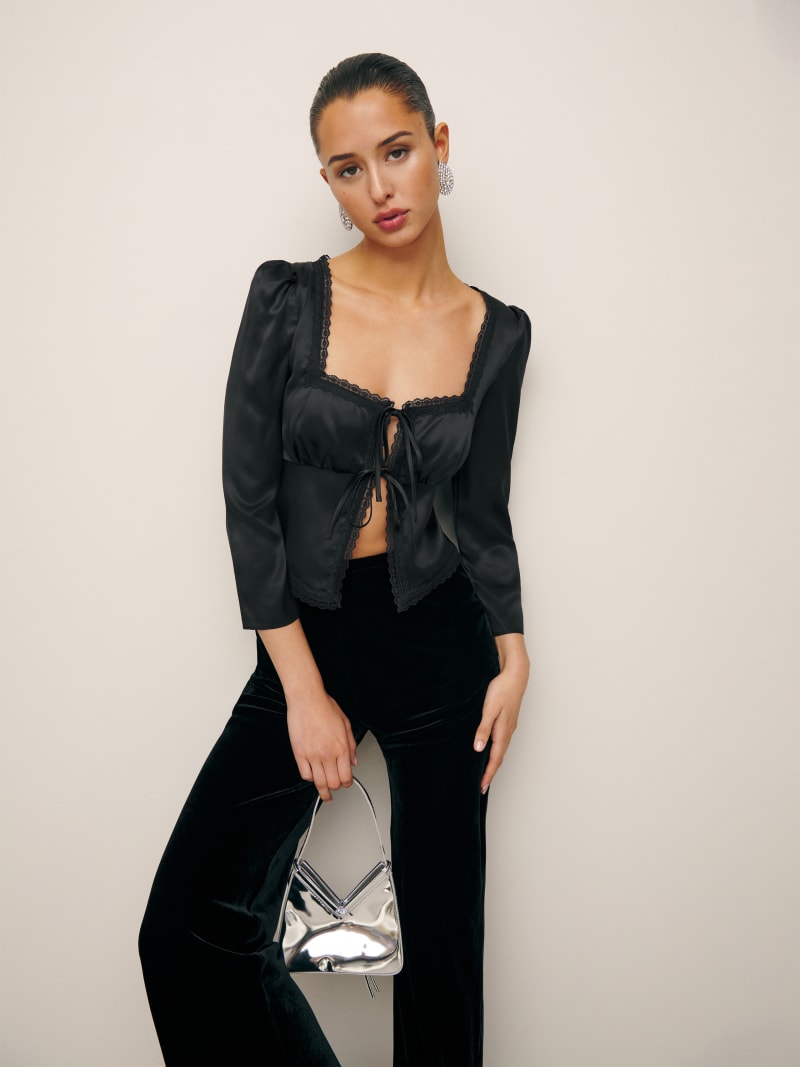 Lucia Silk Wool Top