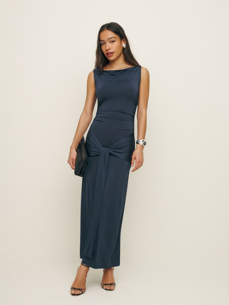 Camille Seamed Knit Dress