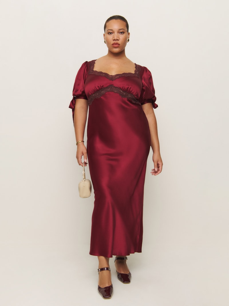 Bella Silk LS Dress main image 1