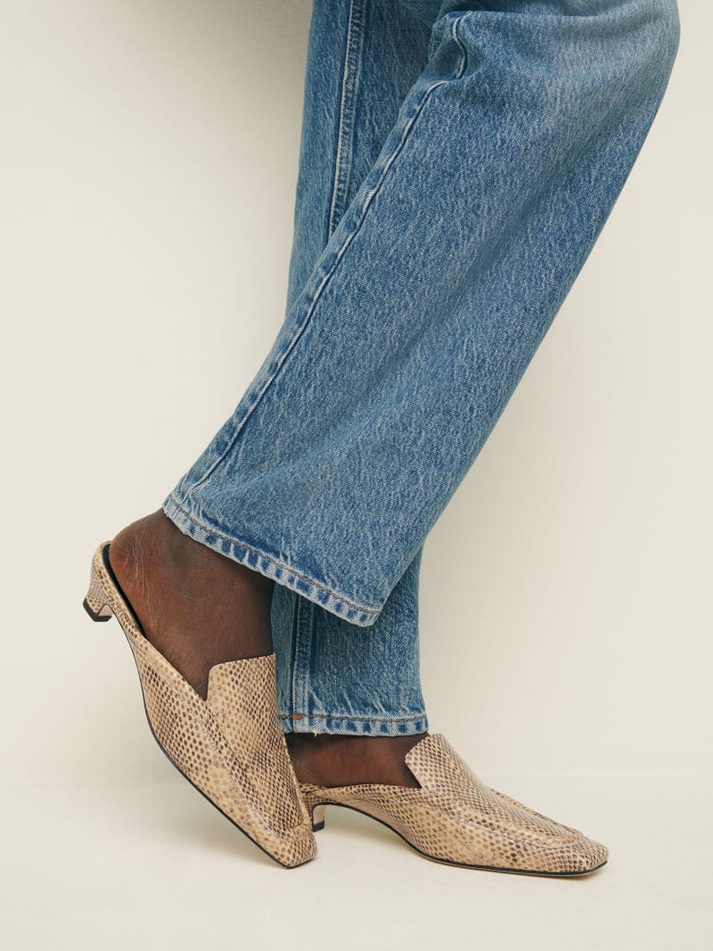 Jungle Buckle Mule Heels