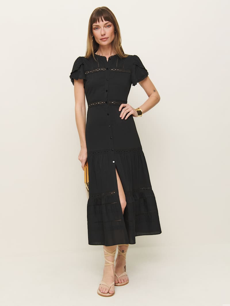 Zeba Dress in Silver Grey